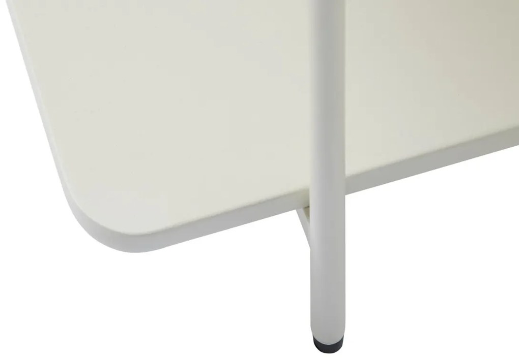 Dizajnový odkladací stolík Harinder 45 cm sivý