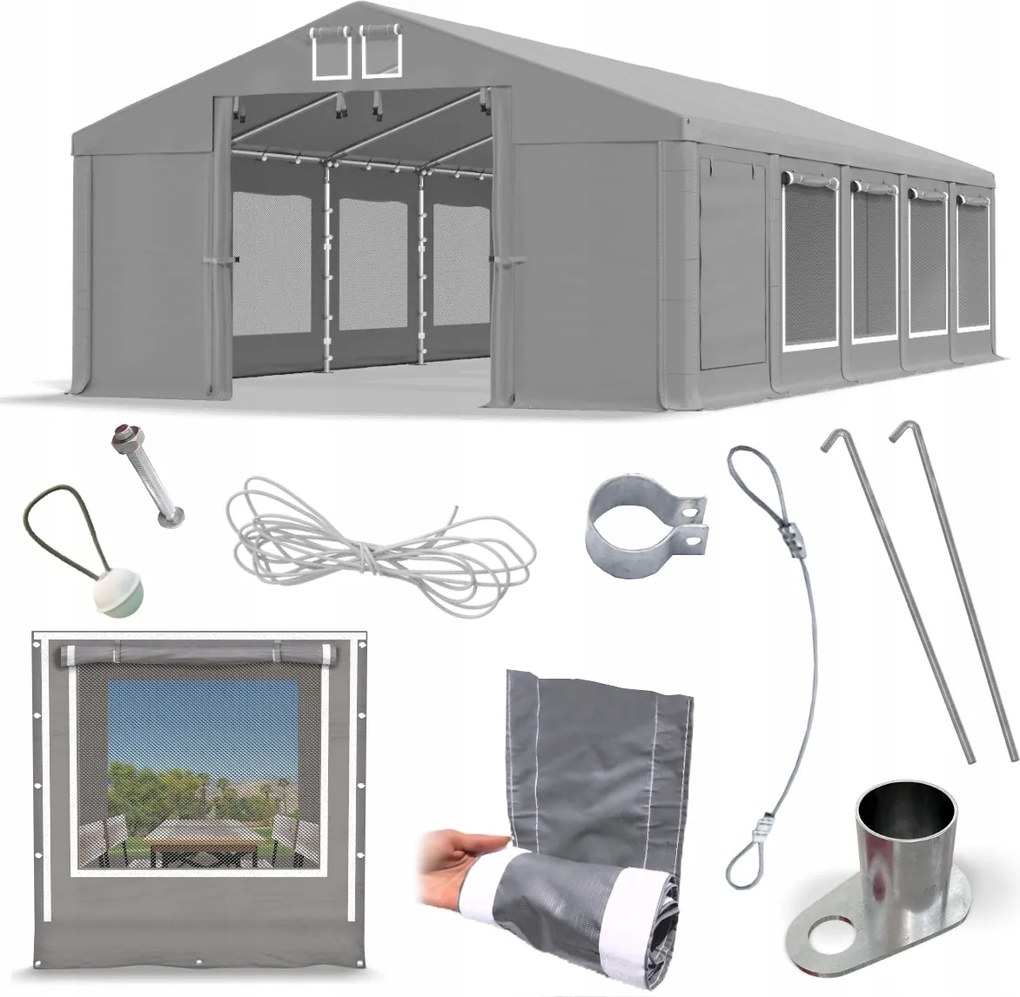 Skladový stan 4x10 m Party Das 560 S