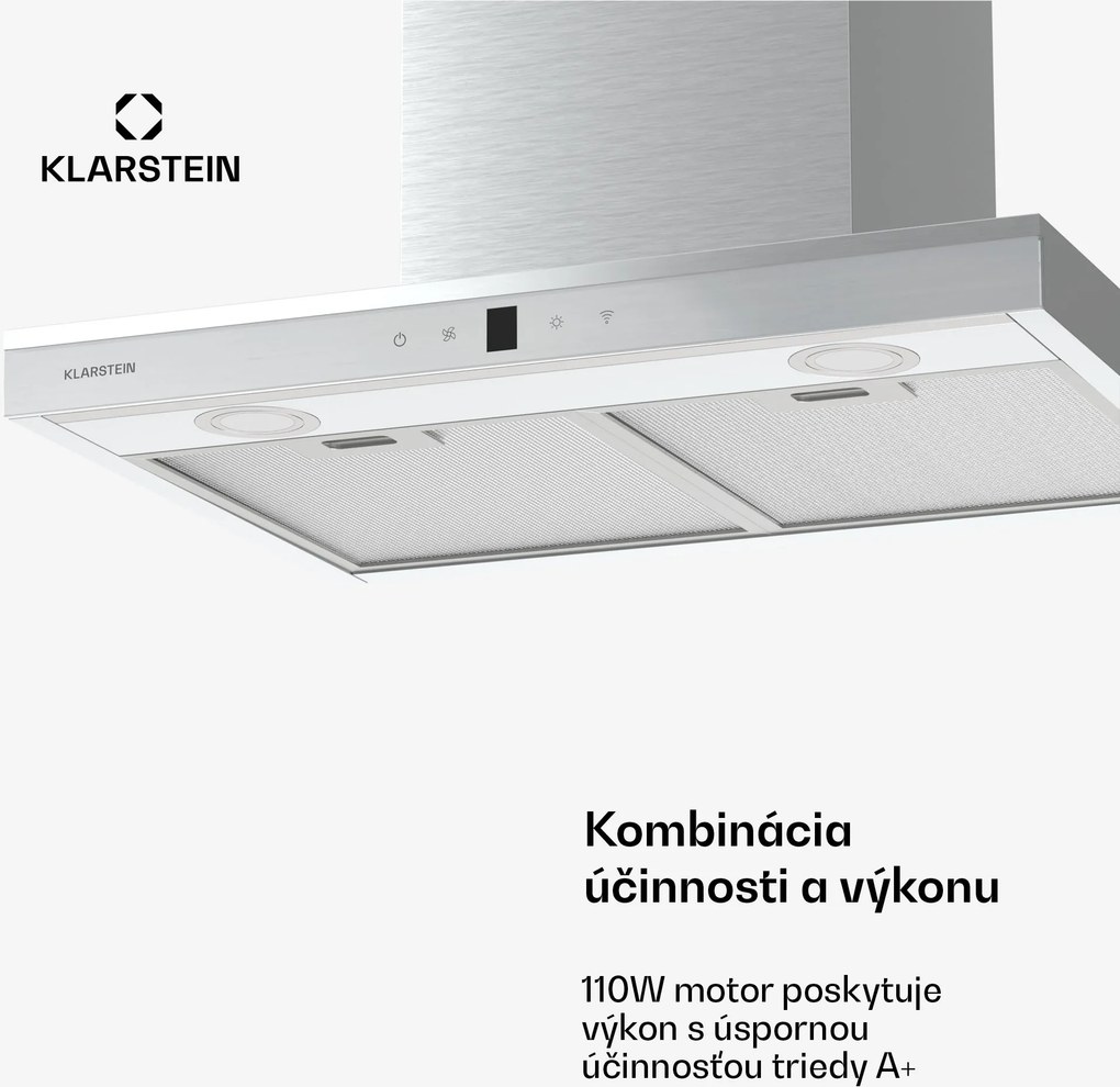 Klarstein Auriana digestor, Ambient Light, 700 m³/h, WiFi, Touch, LED