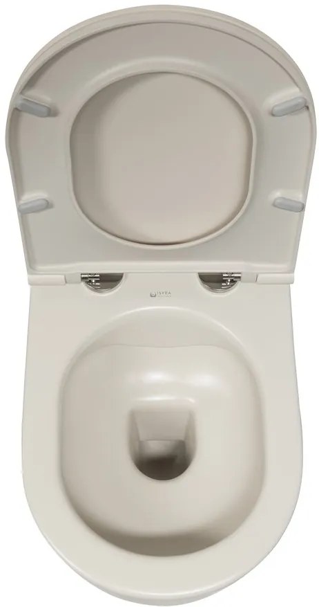Isvea Isvea, INFINITY závesná WC misa, Rimless, 36,5x53cm, Ivory, 10NF02004-2K