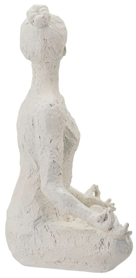 Biela dekoratívna soška Bloomingville Adalina, výška 24 cm