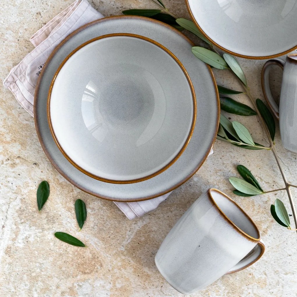 Mäser 12-dielna raňajková súprava SMOKY'S – sivá