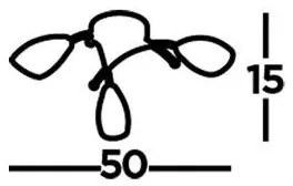 Searchlight 8183-3AB - Prisadený luster OPERA 3xG9/7W/230V