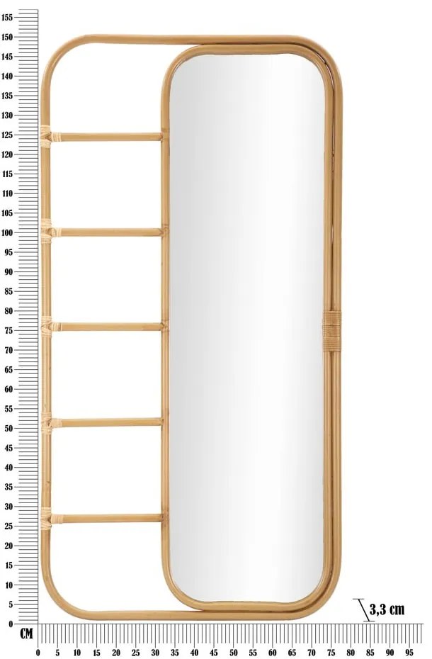 Nástenné zrkadlo 77.5x151 cm Panama – Mauro Ferretti