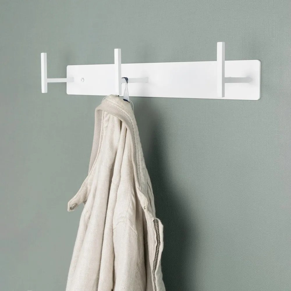 Biely kovový nástenný vešiak Chapman – Spinder Design