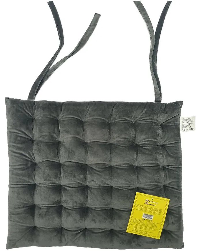 Podsedák na stoličku SSE-JBT-1012 15 40x40cm tmavošedá