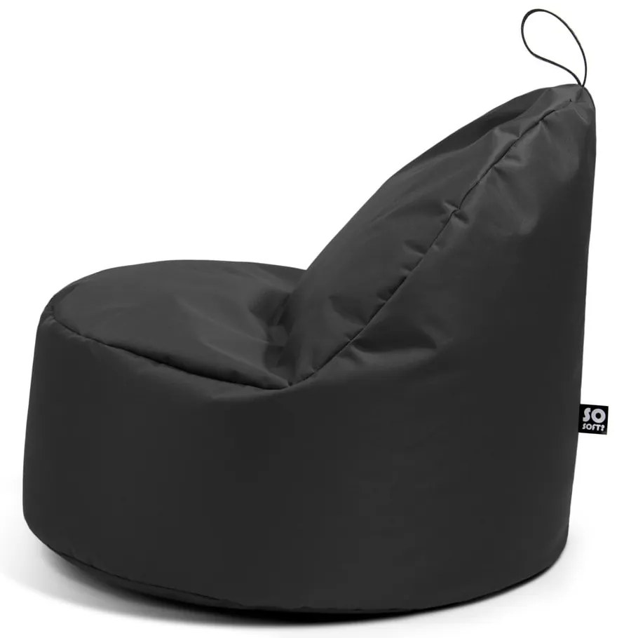 Žltý sedací vak Round L – So Soft?