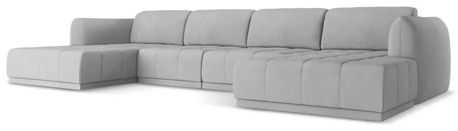 Svetlosivá rohová pohovka Hoku – Makamii