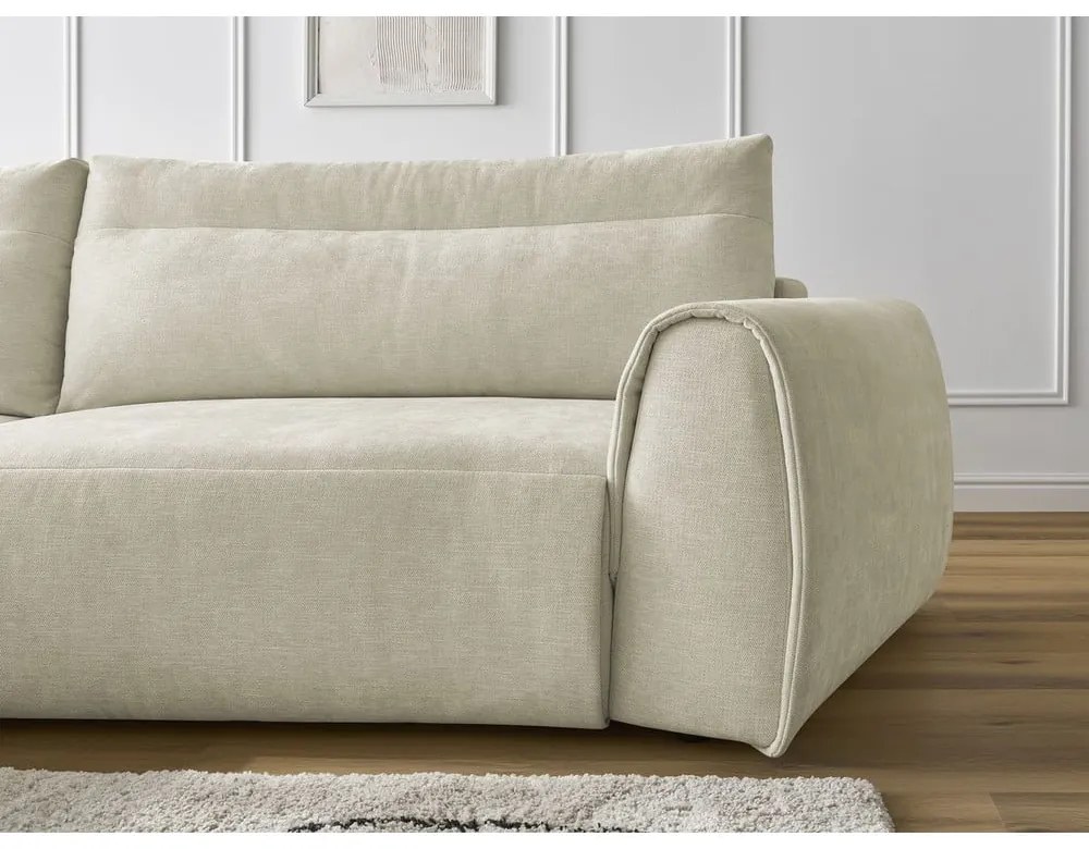 Béžová rohová pohovka Aden – Bobochic Paris