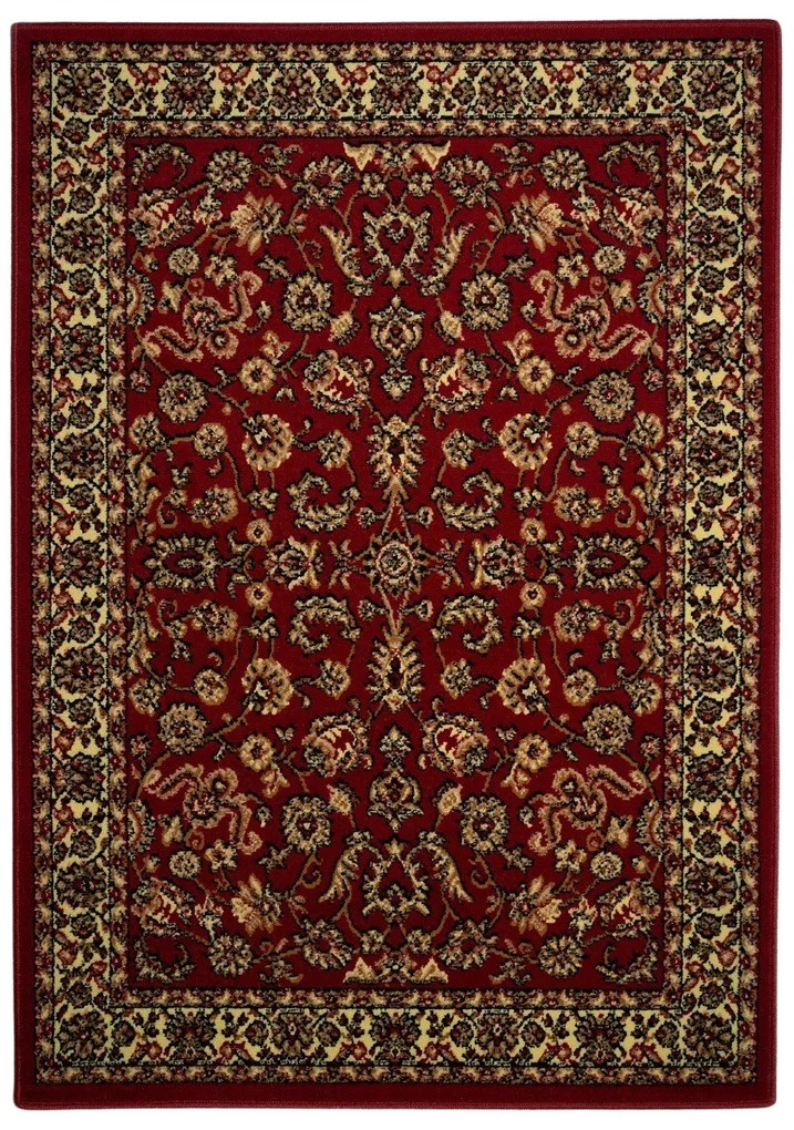 Spoltex, Kusový koberec Samira New Red 12002-011, 200x280, červená, chodba / predsieň
