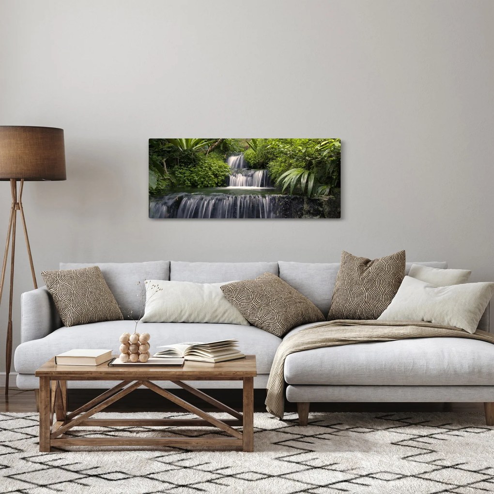 Obraz - Vodopády (120x50 cm)