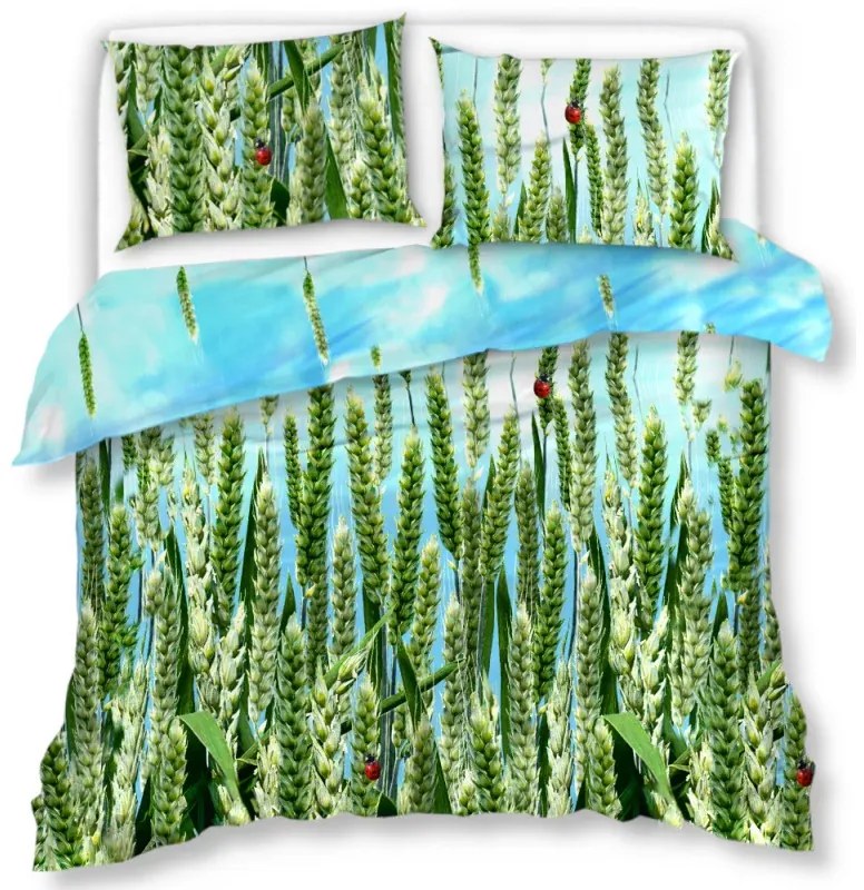 Obliečky z mikrovlákna POSANA zelené Rozmer obliečky: 2 ks 70 x 80 cm | 160 x 200 cm