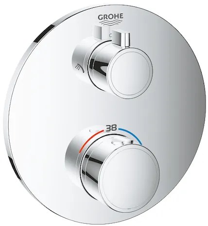 Termostat GROHE Grohtherm bez podomietkového telesa chróm 24076000