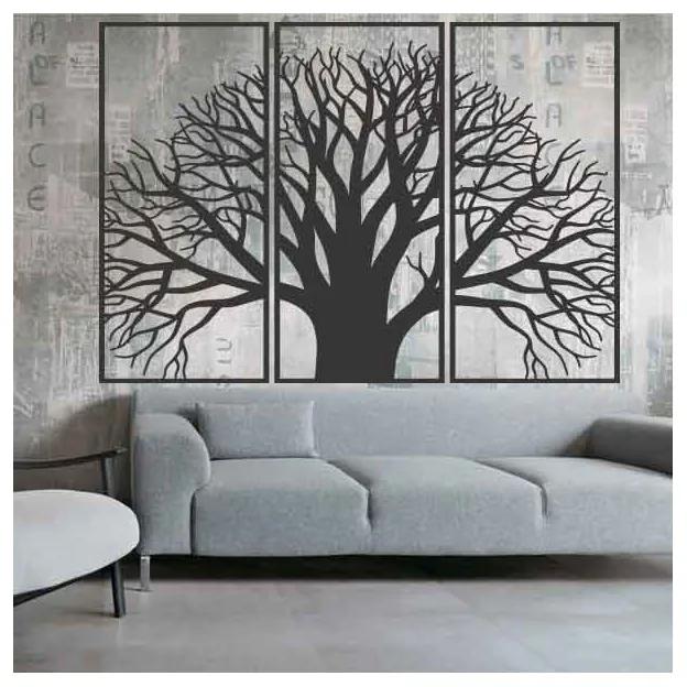 Drevený obraz na stenu - trojdielny set s motívom stromu a konárov | SENTOP PR0190