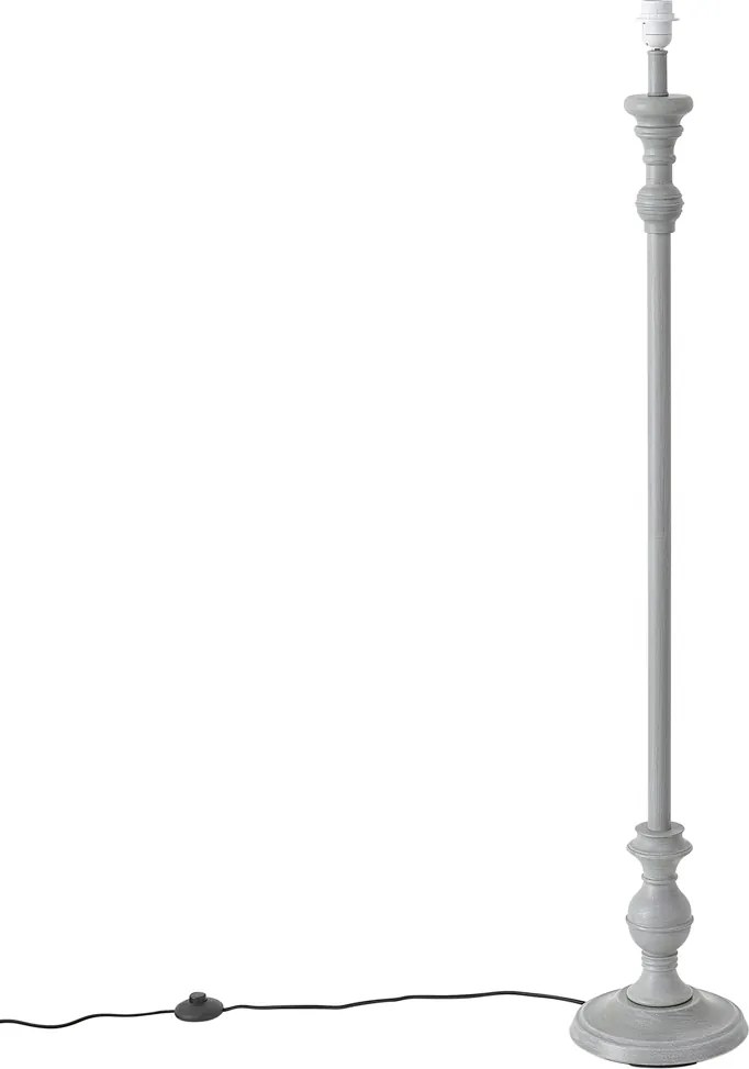 Klasická stojaca lampa sivá bez tienidla - Classico