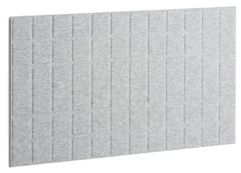 Akustický nástenný panel SPLIT, 1200x600 mm, svetlošedý