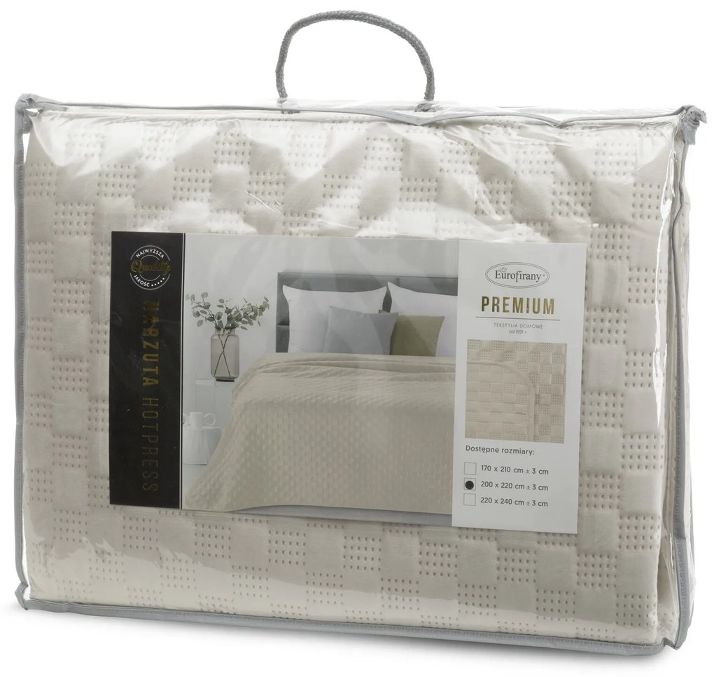 PREHOZ NA POSTEĽ SOFIA4 170X210 CM KRÉMOVÝ