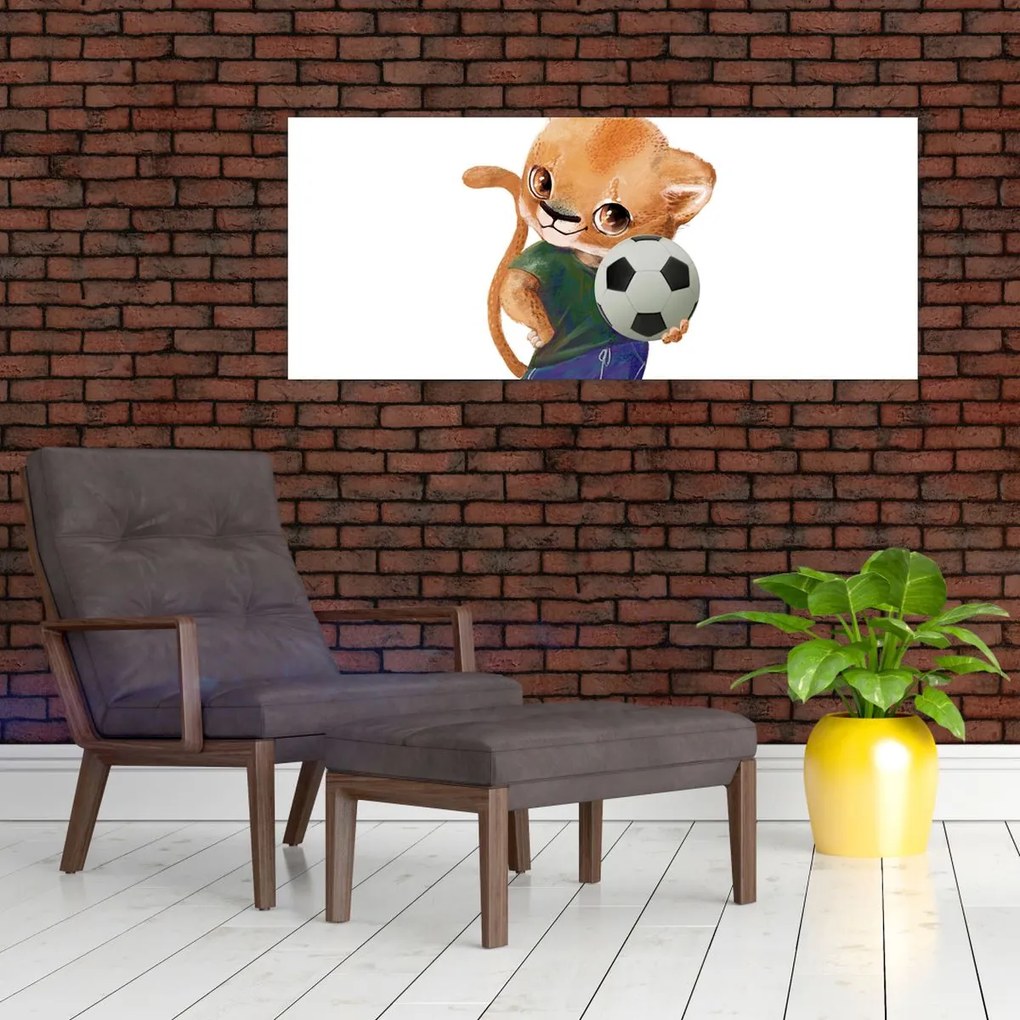 Obraz - Akvarelové zvieratko N⁰4 (120x50 cm)