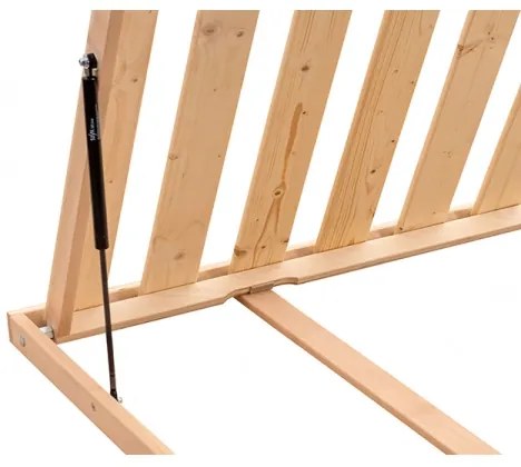 Pevný latkový rošt s bočným výklopom OSLO 200x90 cm