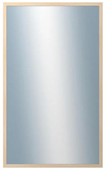 DANTIK - Zrkadlo v rámu, rozmer s rámom 60x100 cm z lišty KASSETTE dub bielený (2861)