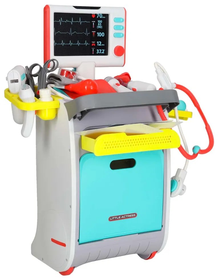 KIK Interaktívna lekárska stanica pre deti 3+ – 34-dielna svietiaca a zvuková súprava