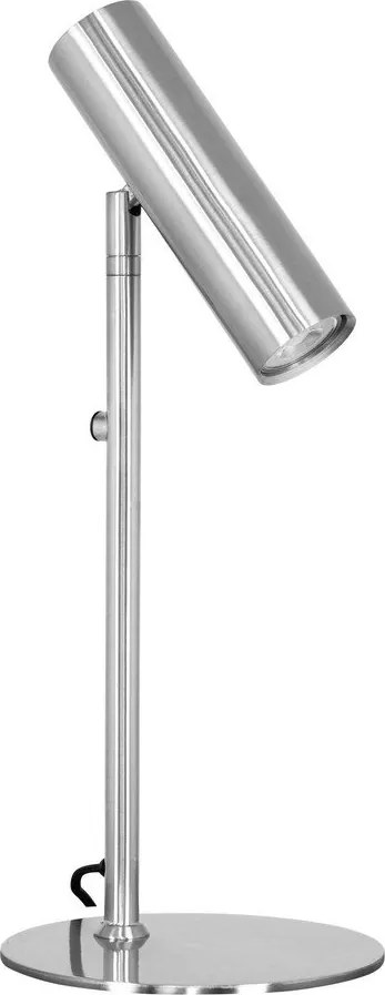 Oceľová stolová lampa v striebornej farbe (výška 47 cm) Paris – House Nordic