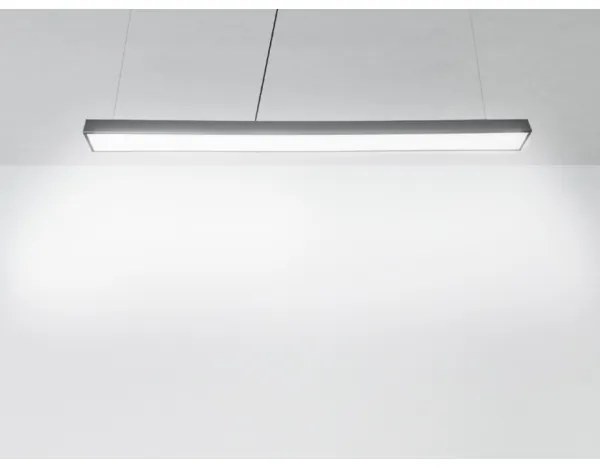 LED Luster na lanku LED/32W/230V 4000K pr. 120 cm čierna