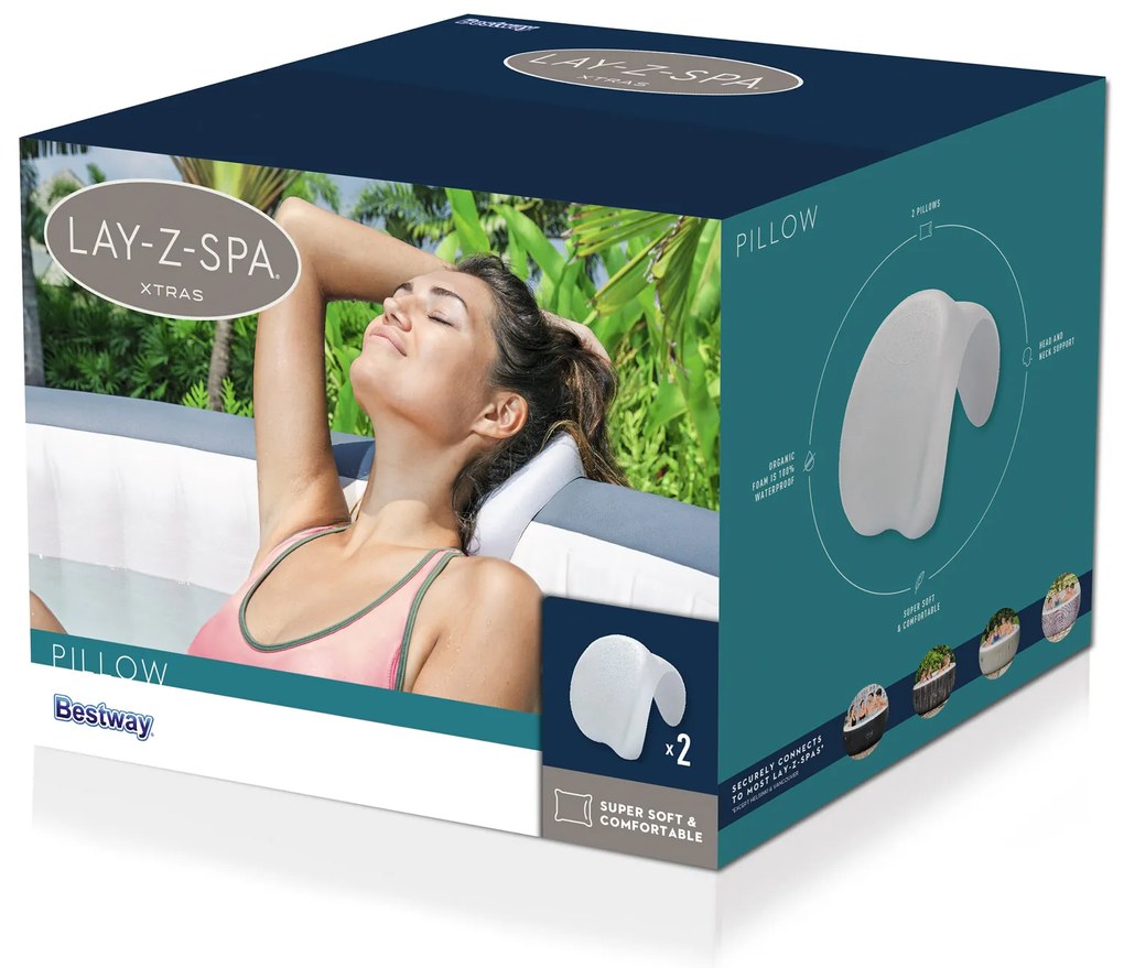 InternetovaZahrada Sada 2 vankúšov Bestway Lay-Z-Spa