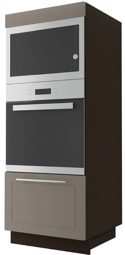 Kuchynská skrinka D5AM/60/154 Quantum beige mat/lava