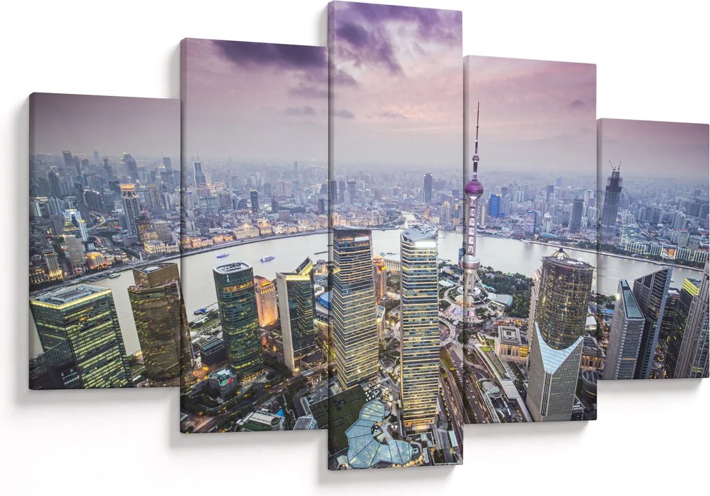 Obraz - Shanghai, Čína (150x105 cm)