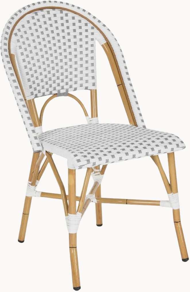 Stohovateľné záhradné jedálenské stoličky Salcha, 2 ks