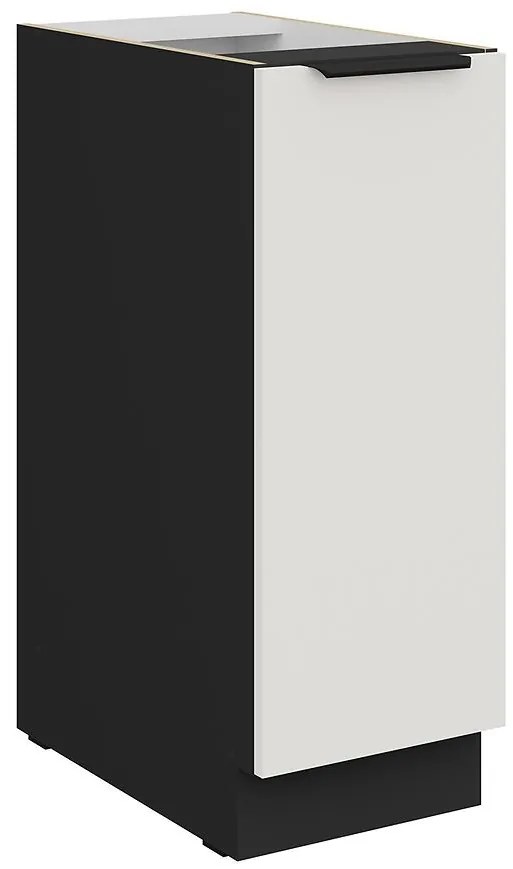 Kuchynská skrinka Aria-Wh/Bl Anti Fingerprint 30d Cargo Bb