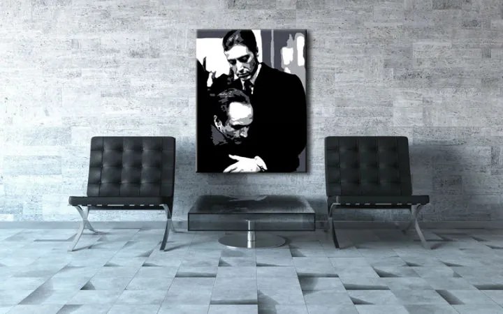 Ručne maľovaný POP Art obraz GODFATHER | rôzne rozmery