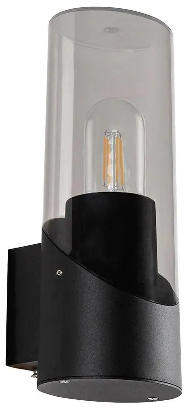Prezent 28208A - Vonkajšie nástenné svietidlo ACREA 1xE27/35W/230V IP54 čierna