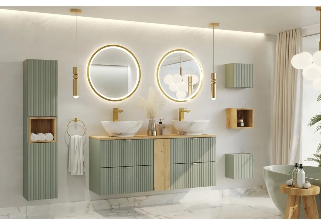 Umývadlová skrinka Nova Oak A 82-50-2D dub evokujúci