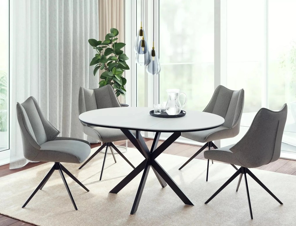 Jedálenský rozkladací stôl Gaston 100/135 cm keramika - výber z 3 prevedení