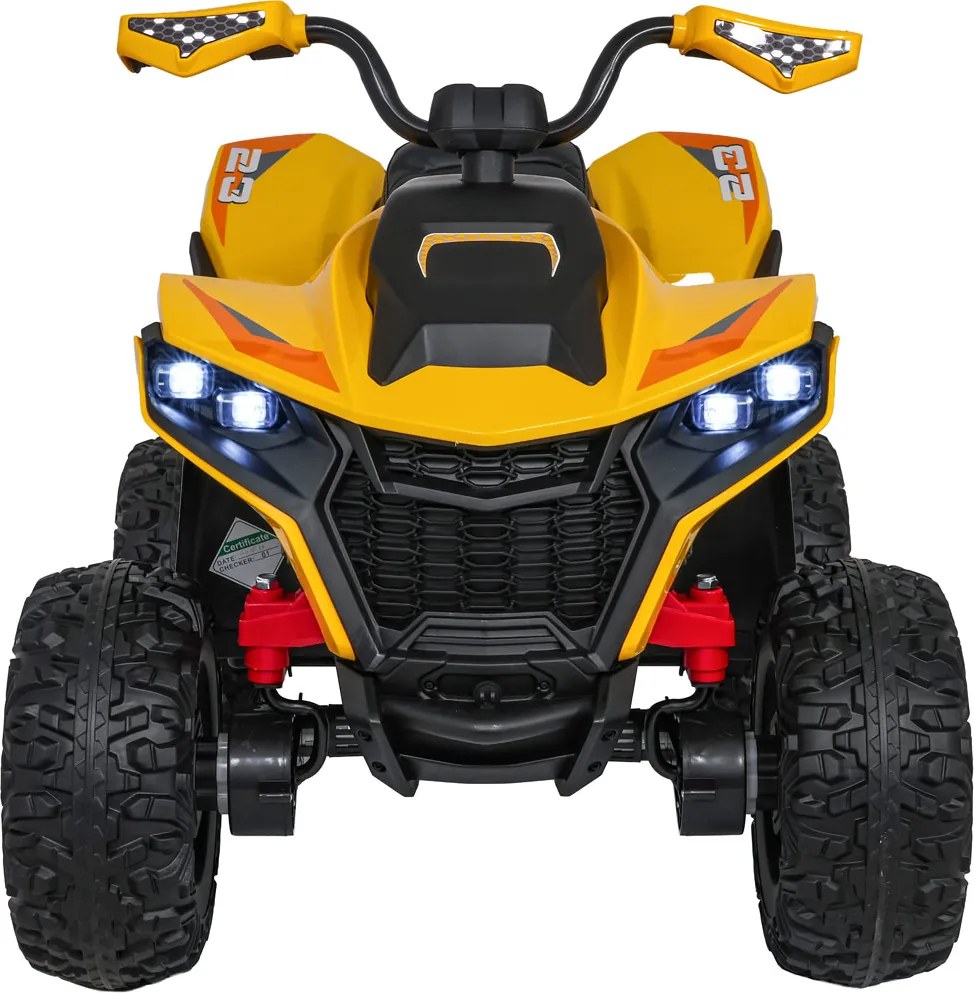 Ramiz Rýchle koleso Quad Vehicle Žltá