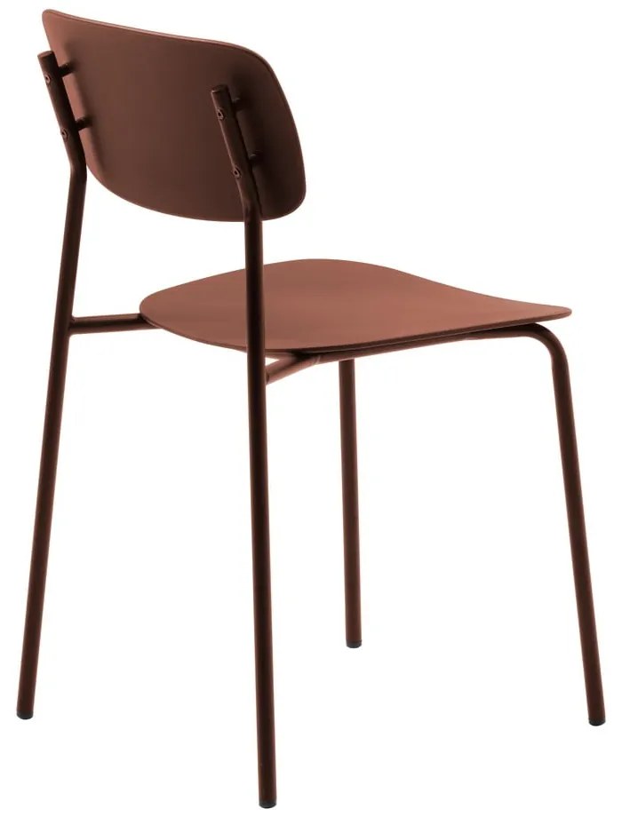 Jedálenské stoličky v súprave v terakotovej farbe 2 ks Kirkland – Unique Furniture