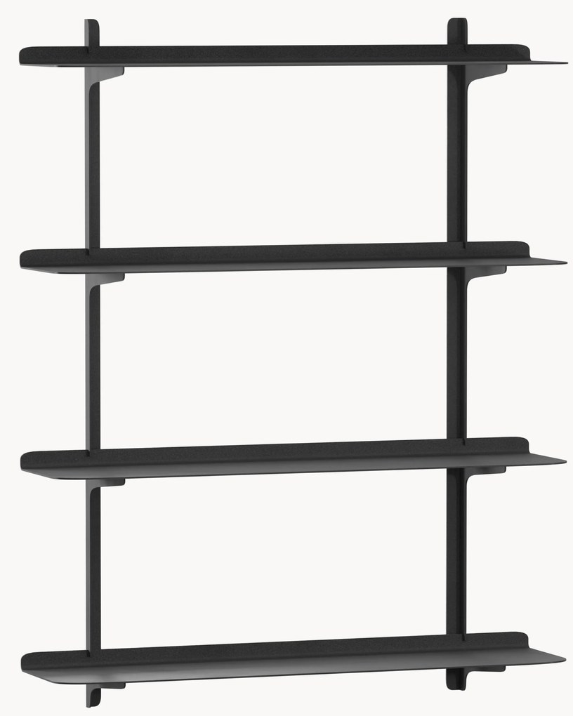 Kovový nástenný regál Linara