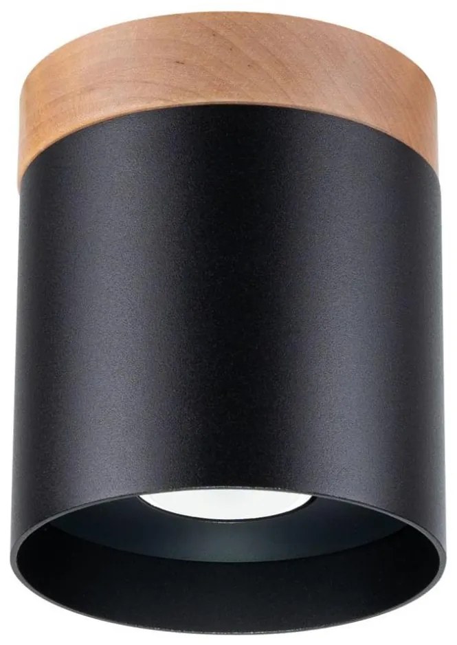 Sollux SL.1349 - Bodové svietidlo RIF 1xGU10/10W/230V pr. 12 cm čierna