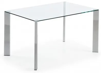 SPOT stôl 140 x 90 cm číre priesvitné