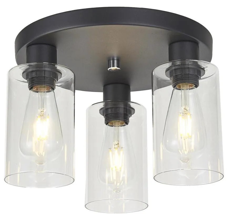 Prezent 64423 - Stropné svietidlo ORADEA 3xE27/40W/230V