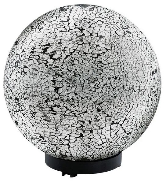 EGLO 91638 - Vonkajšie svietidlo TERRALUNA 1 1xE27/18W čierna / biela IP44