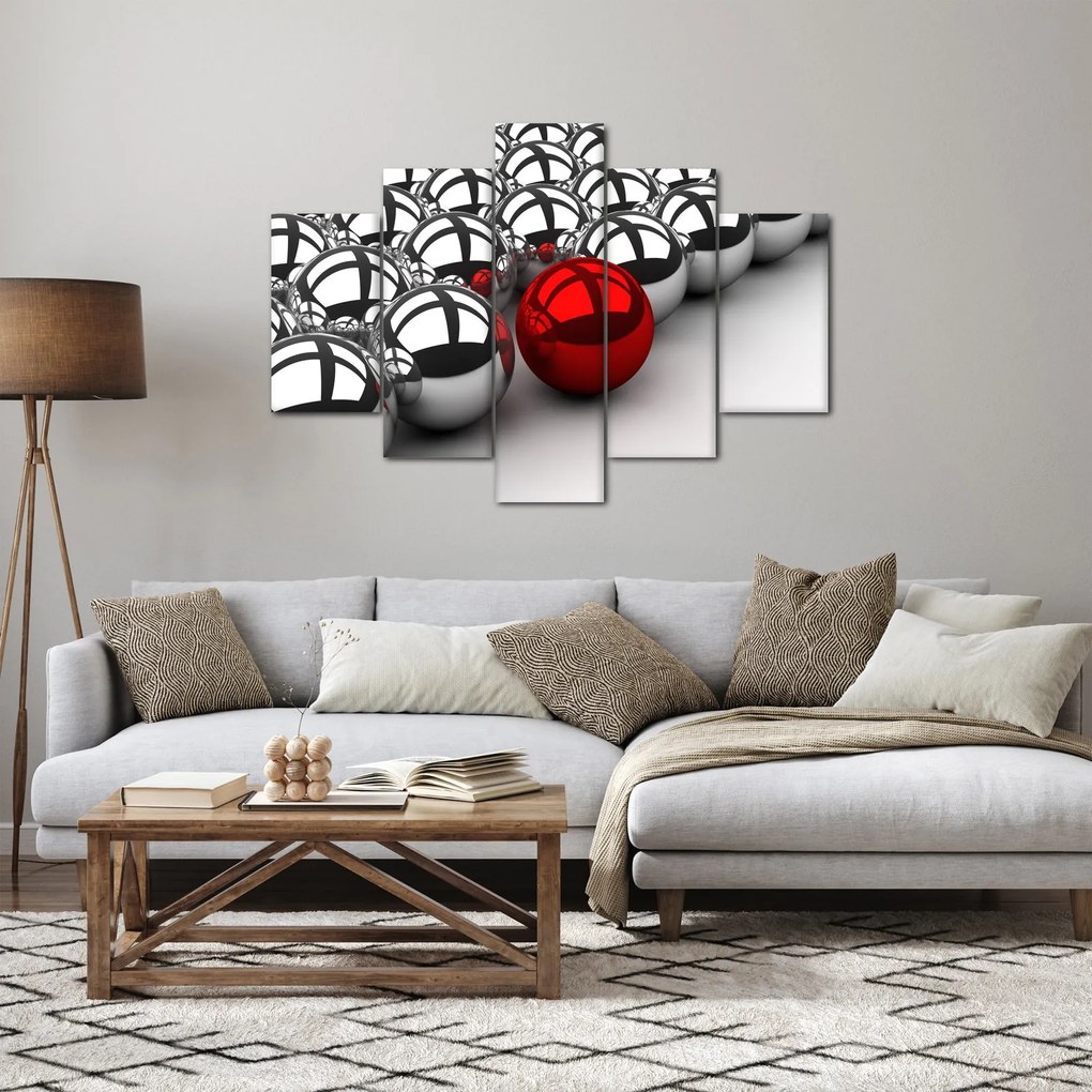 Obraz lesklých gulí (150x105 cm)
