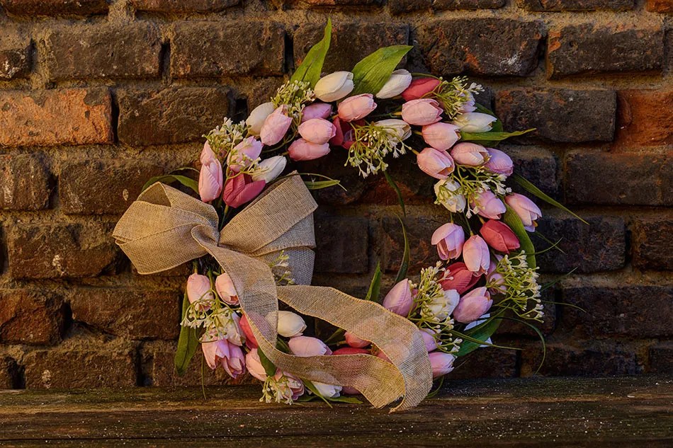 DECOLED Velikonoční, jarní věnec, prům. 45 cm