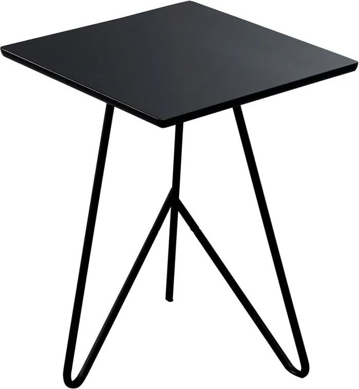 Čierny odkladací stolík Design Twist Padang