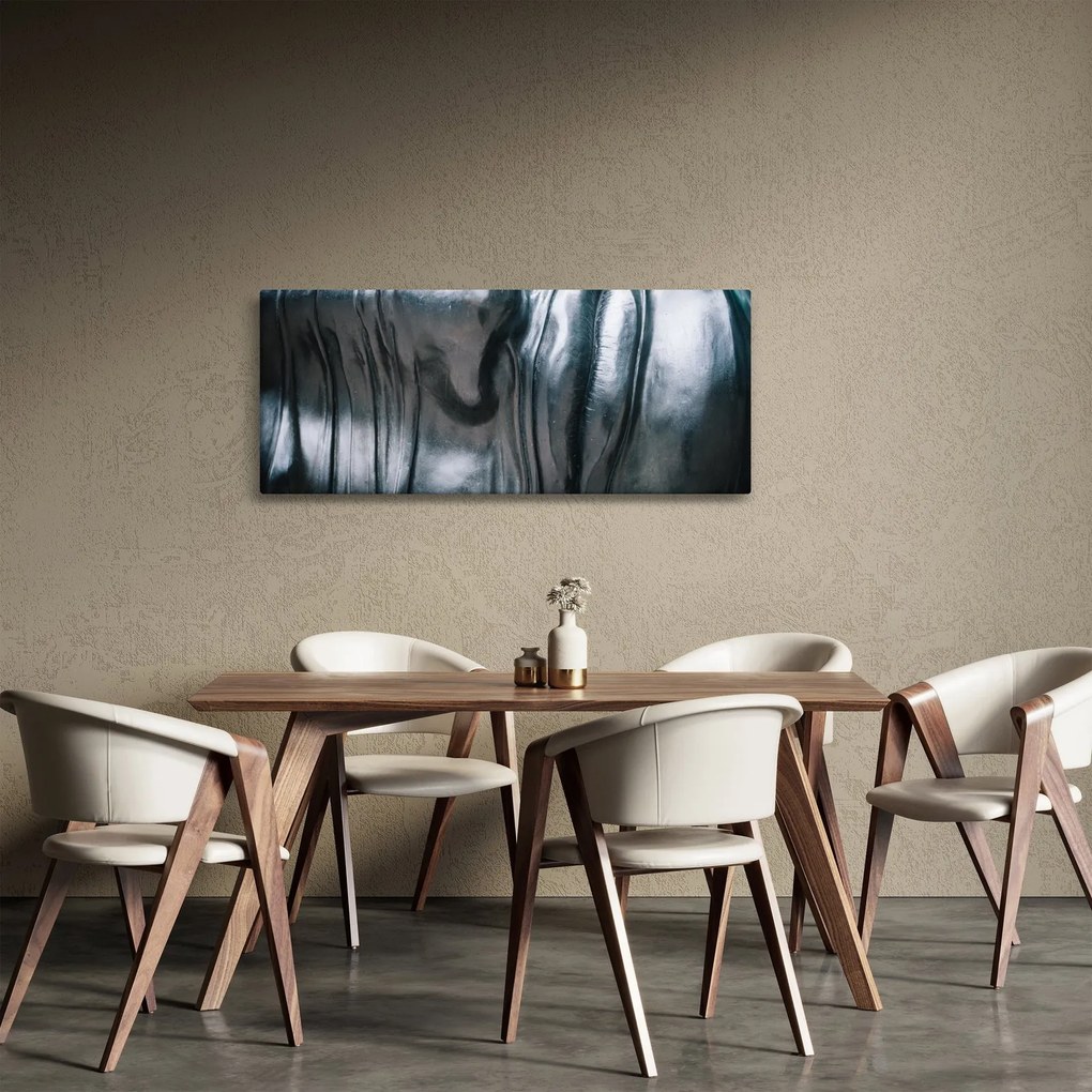 Obraz - Tvár z ocele (120x50 cm)