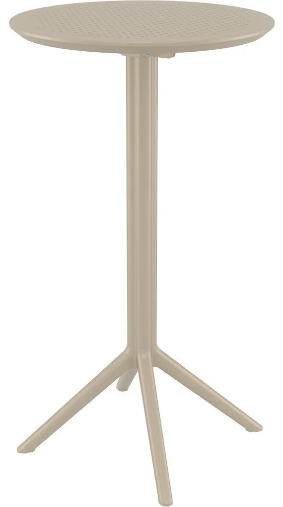 SKY FOLDING Ø60 sklopný barový stôl olive green