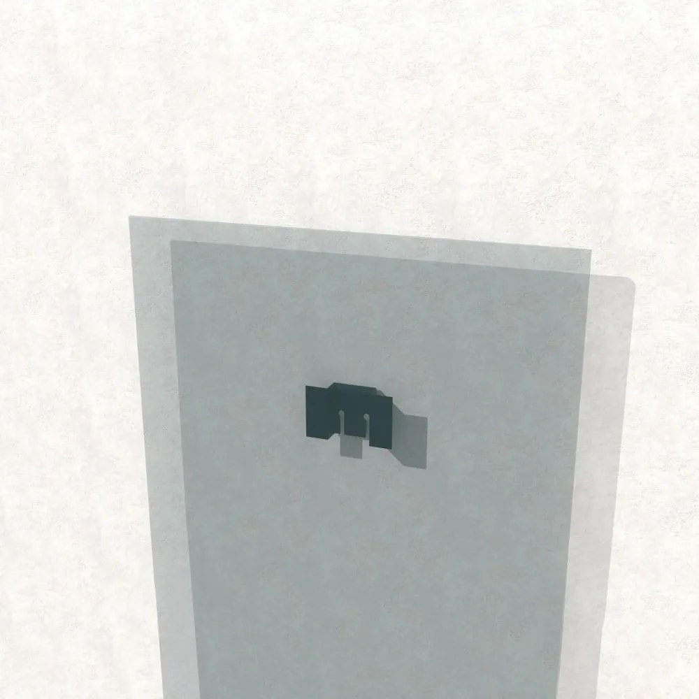 Sklenený obraz 100x70 cm Dark Marble - Wallity