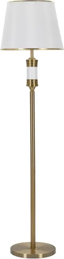 Stojacia lampa Whity 160 cm biela/zlatá